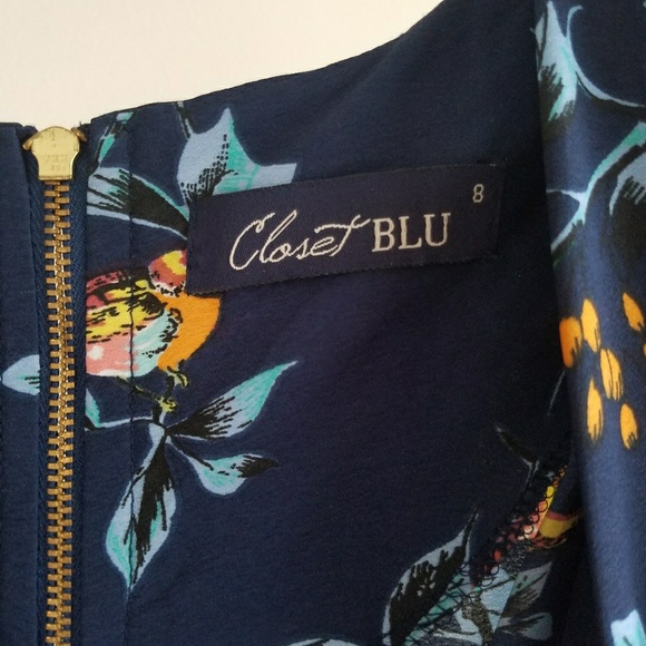 Closet Blu Colorful Bird Dress - Picture 4 of 7